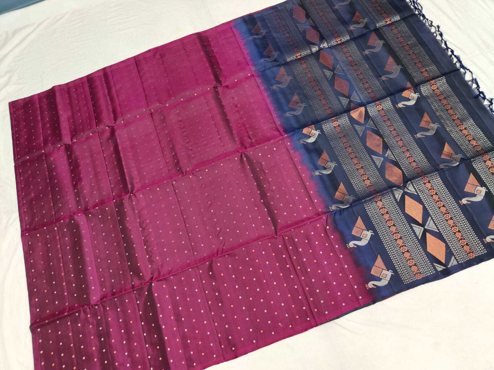 Party Wear Pure Silk Handloom