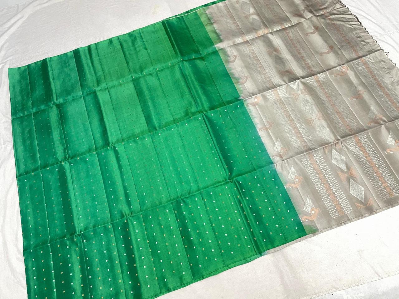 Party Wear Pure Silk Handloom