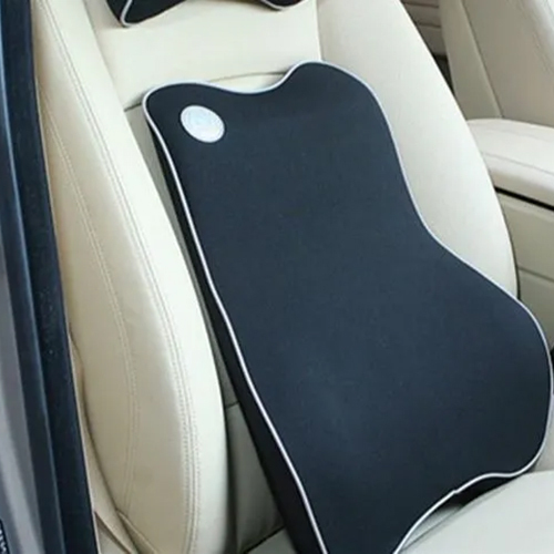 Memory Foam Back Cushion - High-Density Foam, Ergonomic Design, Supports Lower Back Health