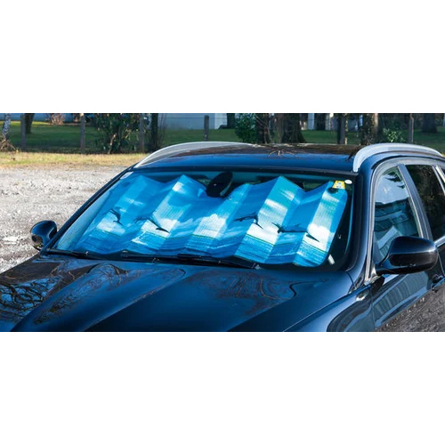 कार प्रिंटेड सिल्वर फॉयल विंडस्क्रीन शेड