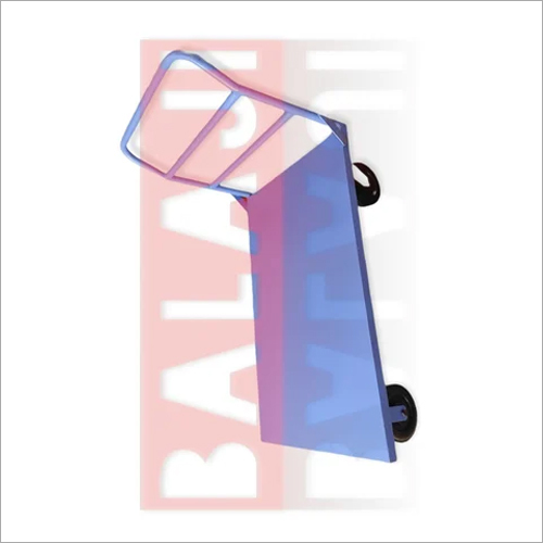 Platform Hand Truck - 48x30 Inches Mild Steel, Blue Color Coated Finish | 500 Kg Load Capacity, Four-wheel Manual Design