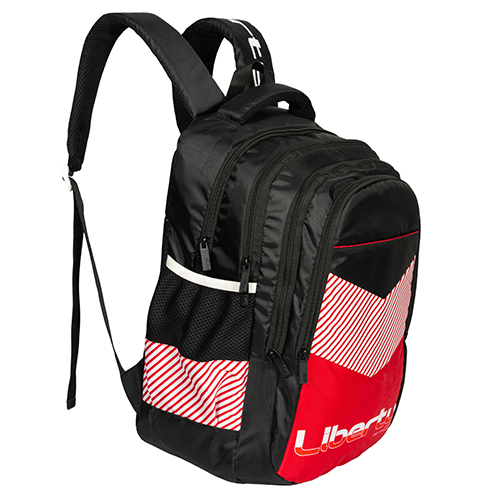 Black Vvxl Half Outline Half Solid School Bag