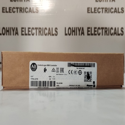 Allen Bradley 1756-l81e Controllogix 5580 Controller