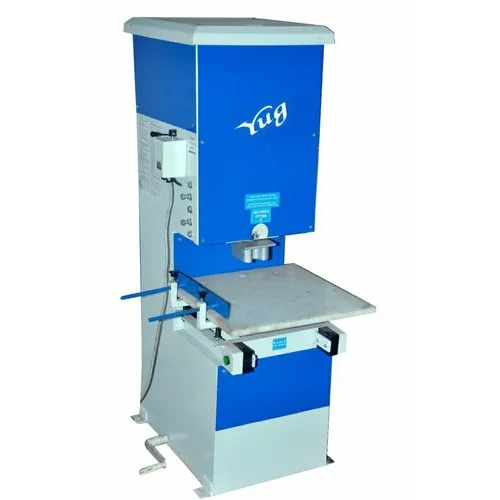 Non Woven Carry Bag Punching Machine - Metal Construction, 220-440 Power Supply | Automatic Heavy Duty Design with Human Machine Interface and Warranty