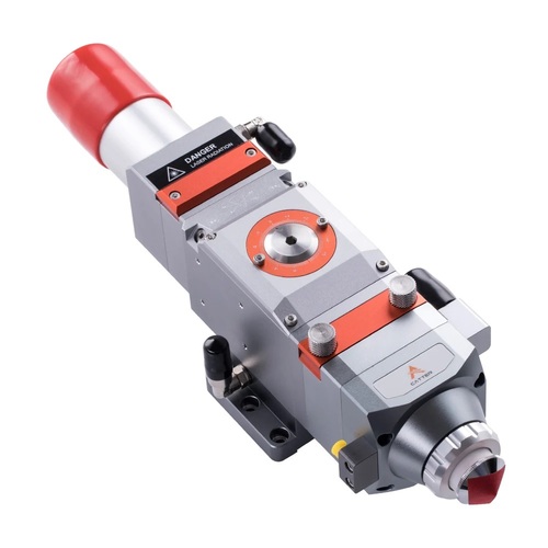 Manual Focusing Fiber Laser Cutting Head - Silver Finish, Manual Operation | High Precision Adjustment, Simple Control, Warranty Included