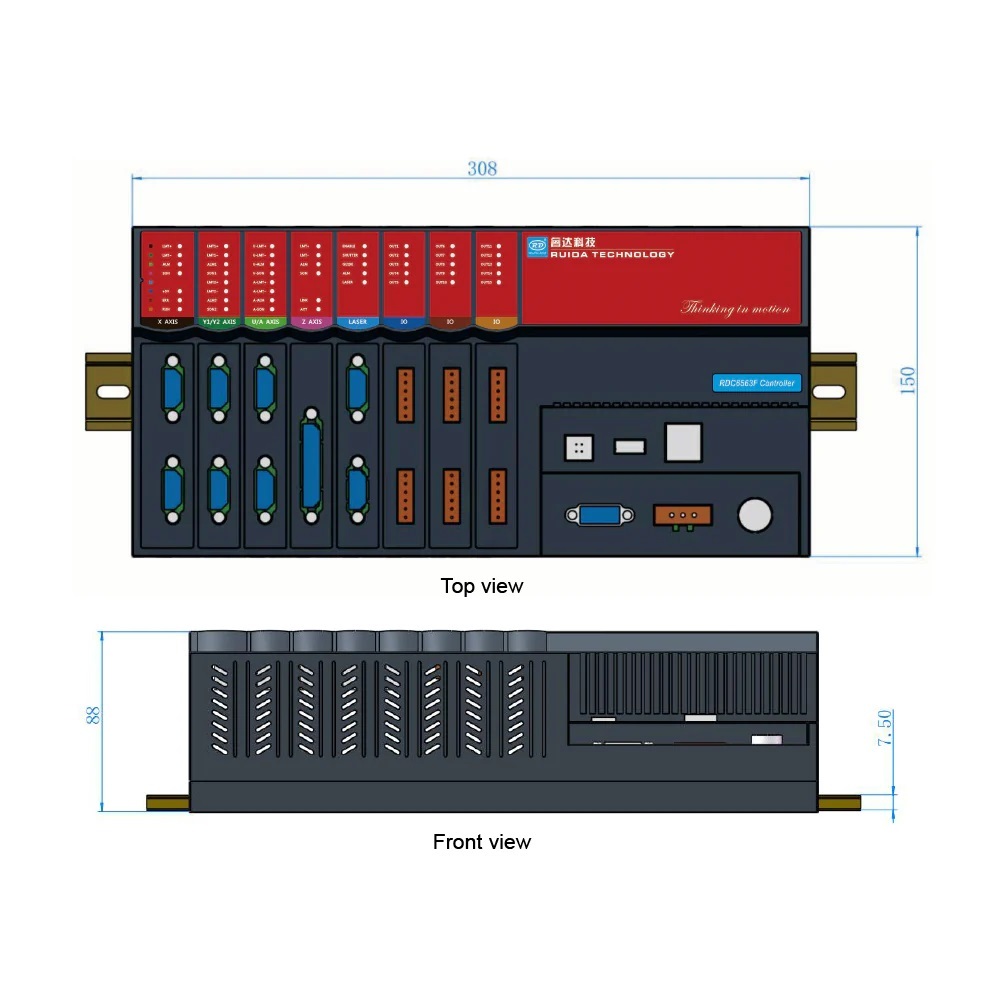 Rudia Rdc6563f Fiber Laser Cutting Control System - Automatic Grade: Automatic