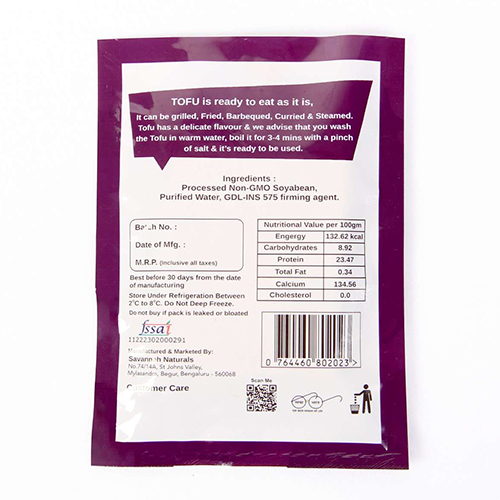 Original 200gms Tofu Classic Soya Paneer
