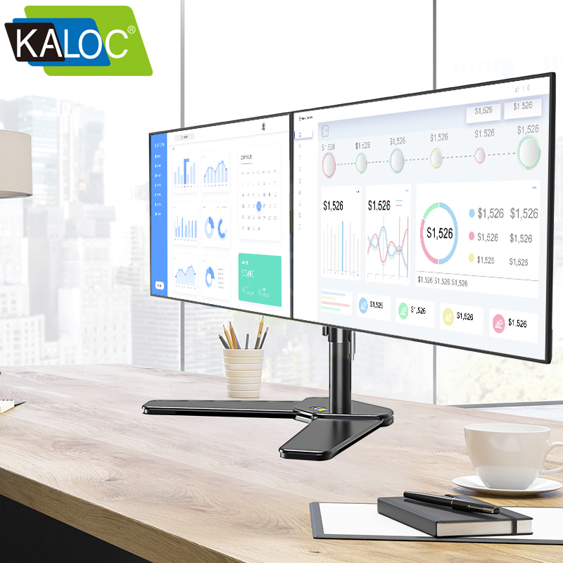 Kaloc Klc Dw-220-t 17-27 Monitor Stand - Color: Black
