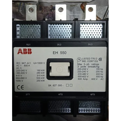 Abb Eh550 Contactor Application: Commercial & Industrial