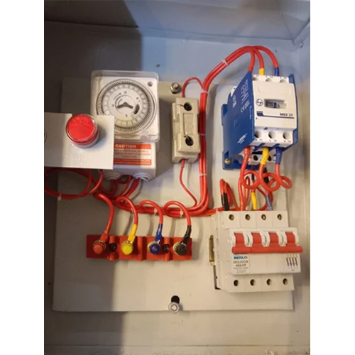 White Three Phase Analog Timer