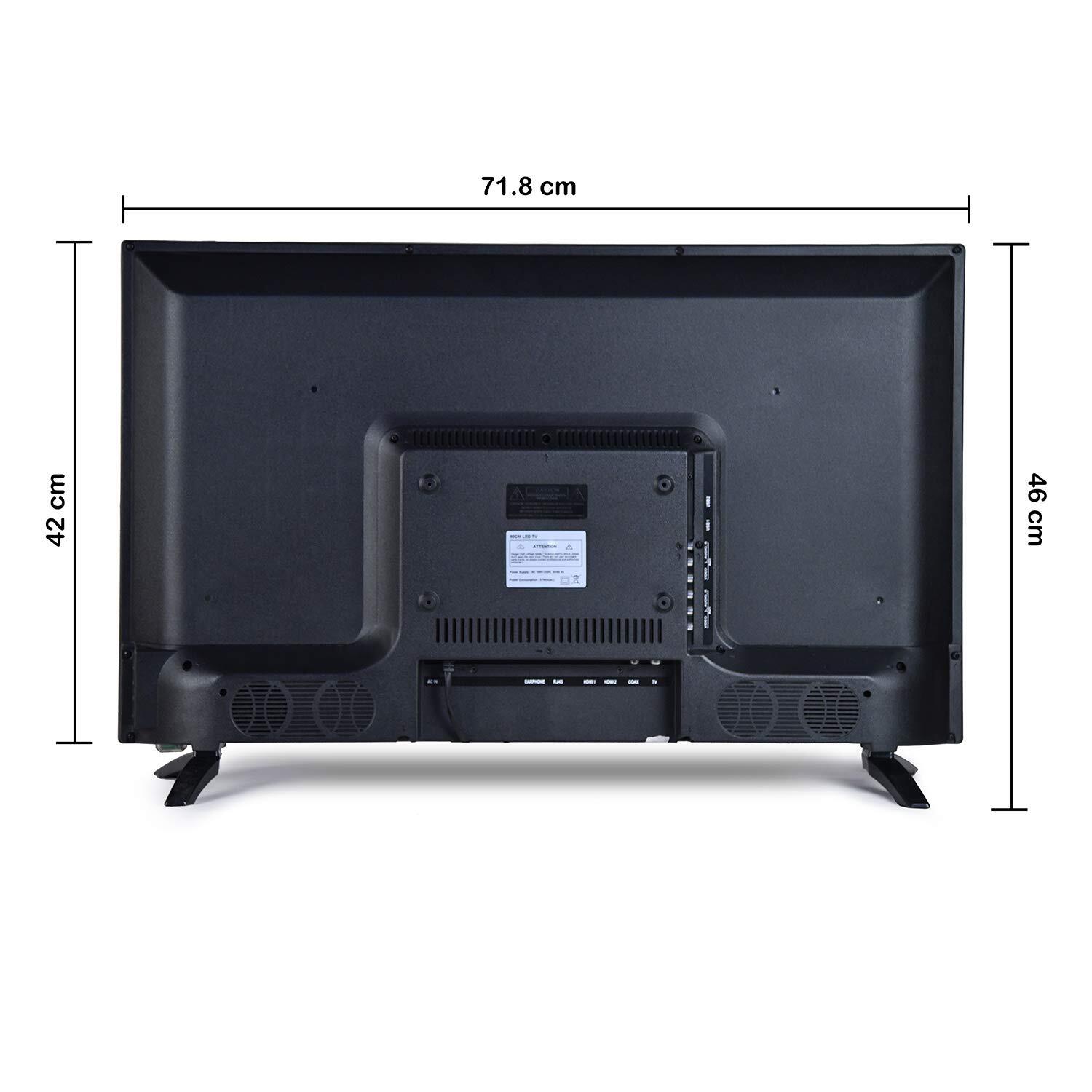 Dyanora 80 Cm (32 Inch) Hd Ready Led Smart Android Tv (Dy-ld32h0s) - Color: Black