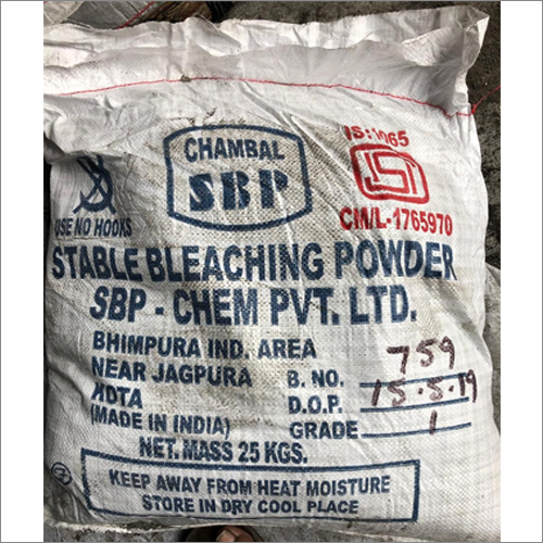 Stable Bleaching Powder - 95% Purity, Industrial Grade For Textile Industry | Odorless, Room Temperature Storage, Cas No: 7778-54-3, Shelf Life: 2 Years