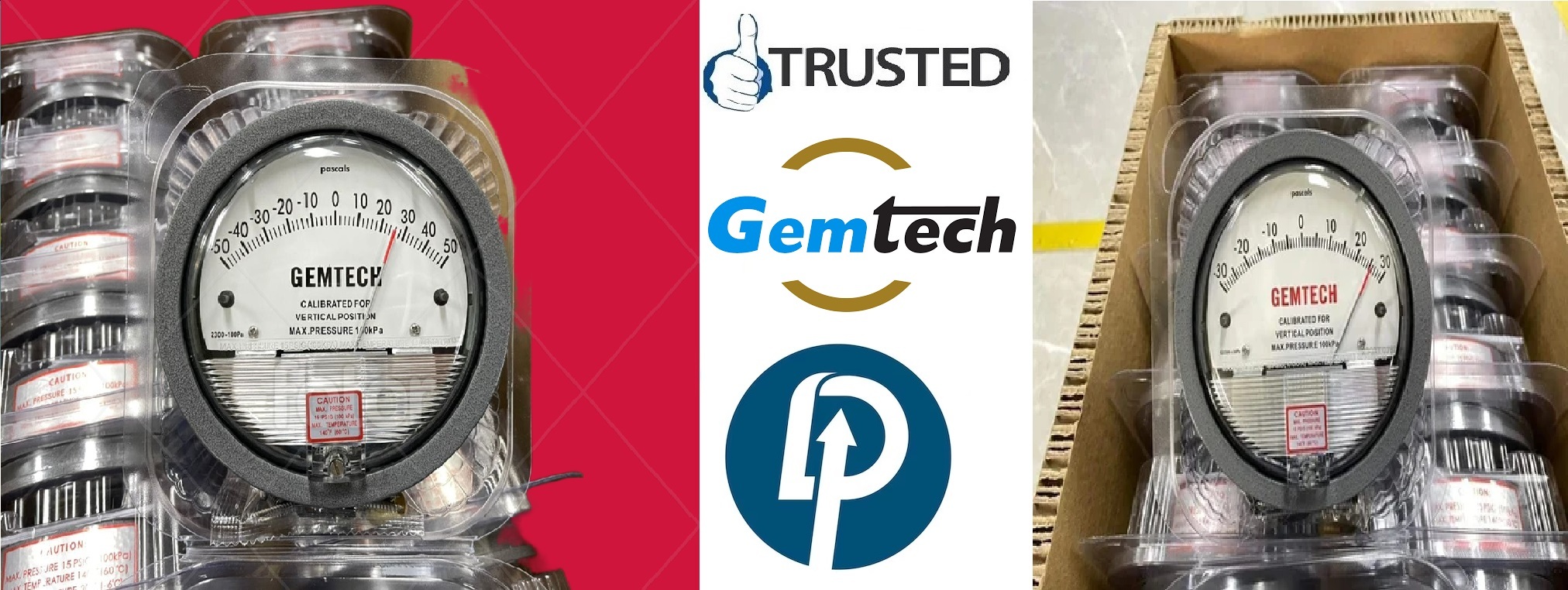 Black Gemtech Differential Pressure Gauges By Wholesale Dealers Range 0 To 10 Mm Wc