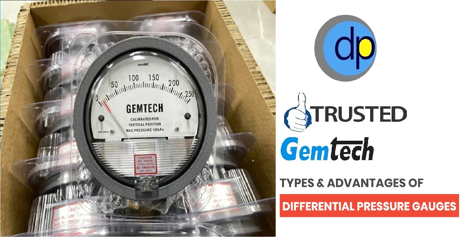 Black Gemtech Differential Pressure Gauges By Wholesale Dealers Range 0 To 50 Mm Wc