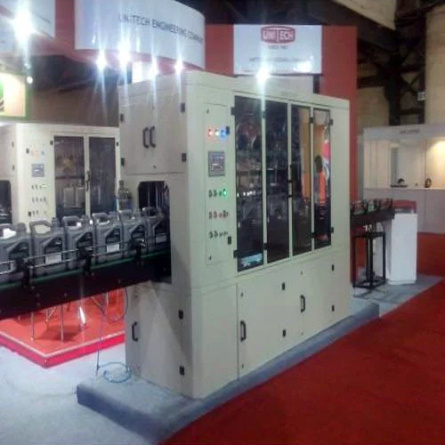 Lubricant Filling Machine - Mild Steel, Electric Drive, Automatic White Design | High Performance, High Efficiency