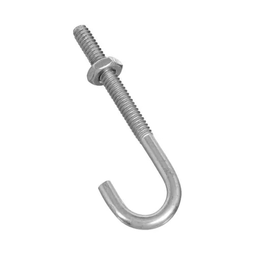 Silver J Shape Ms Foundation Bolt