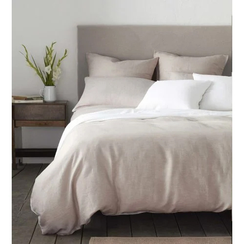 व्हाइट होटल लिनन बेड शीट