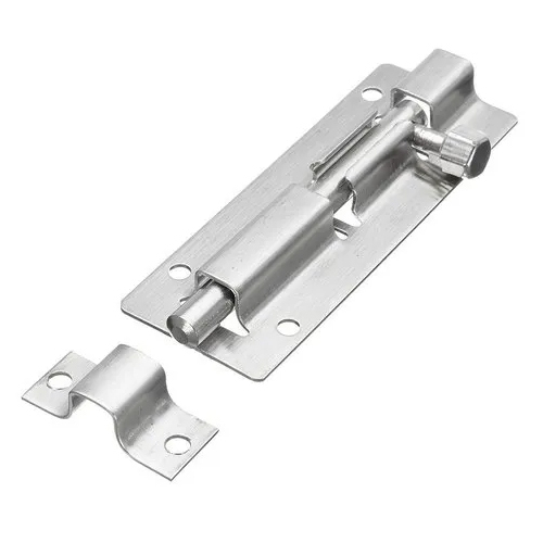 Silver Door Lock Aluminum Tower Bolt