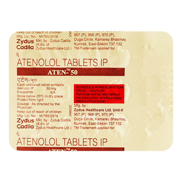 Atenolol Tablets General Medicines