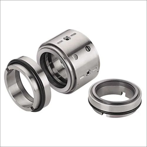 Mechanical Seal And O Ring - Metal, Customized Sizes | Industrial Sealing Device in Silver Color for Fluid and Gas Prevention
