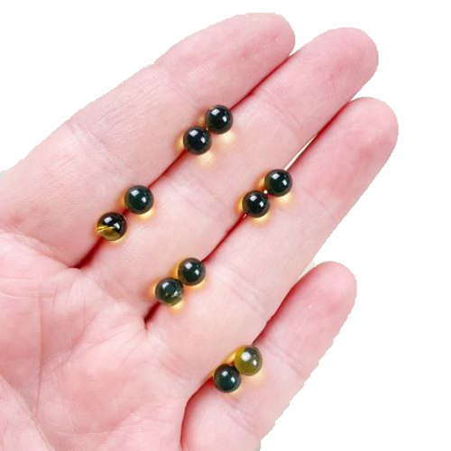 Earrings Moss Agate Gemstone 6mm Round Shape 925 Sterling Silver Stud