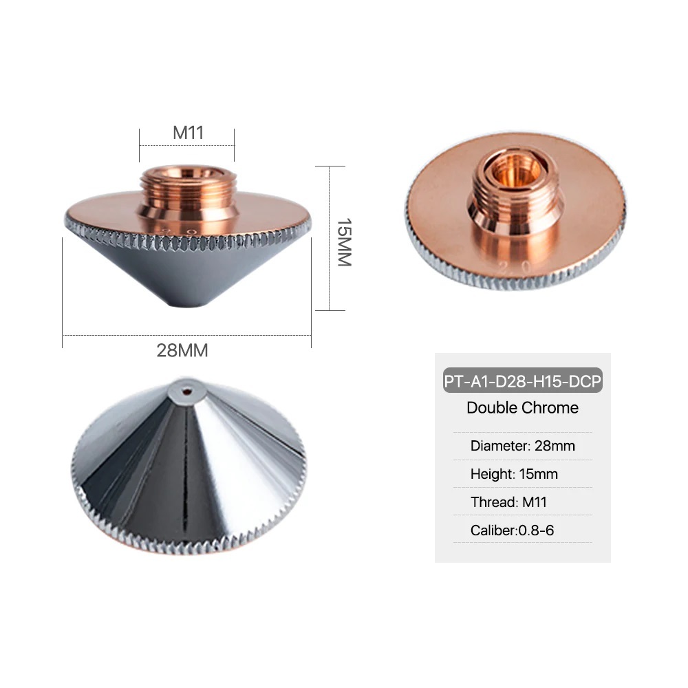 Precitec A Type Laser Cutting Nozzles - Material: Ss