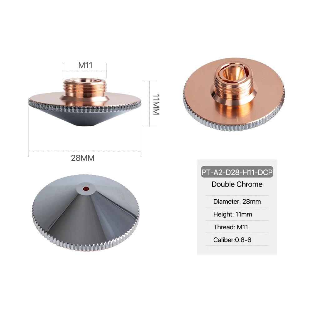 Precitec A Type Laser Cutting Nozzles - Material: Ss