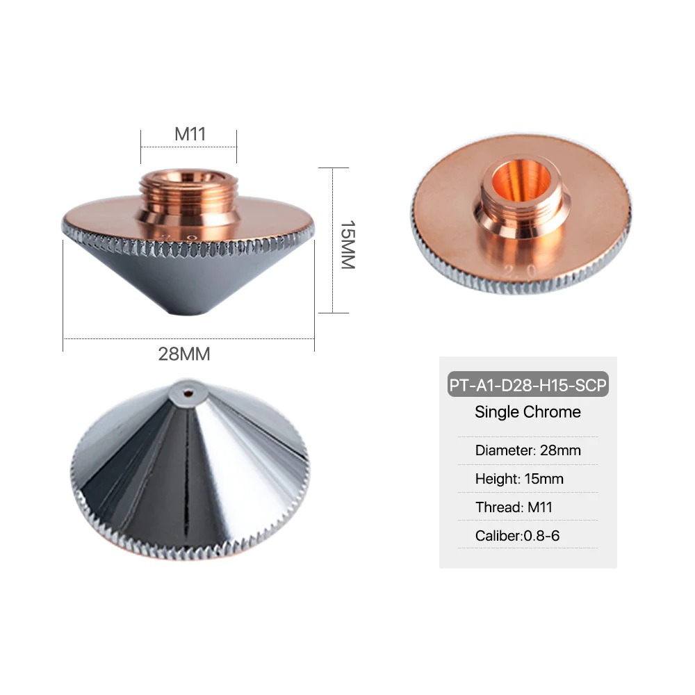 Precitec A Type Laser Cutting Nozzles - Material: Ss