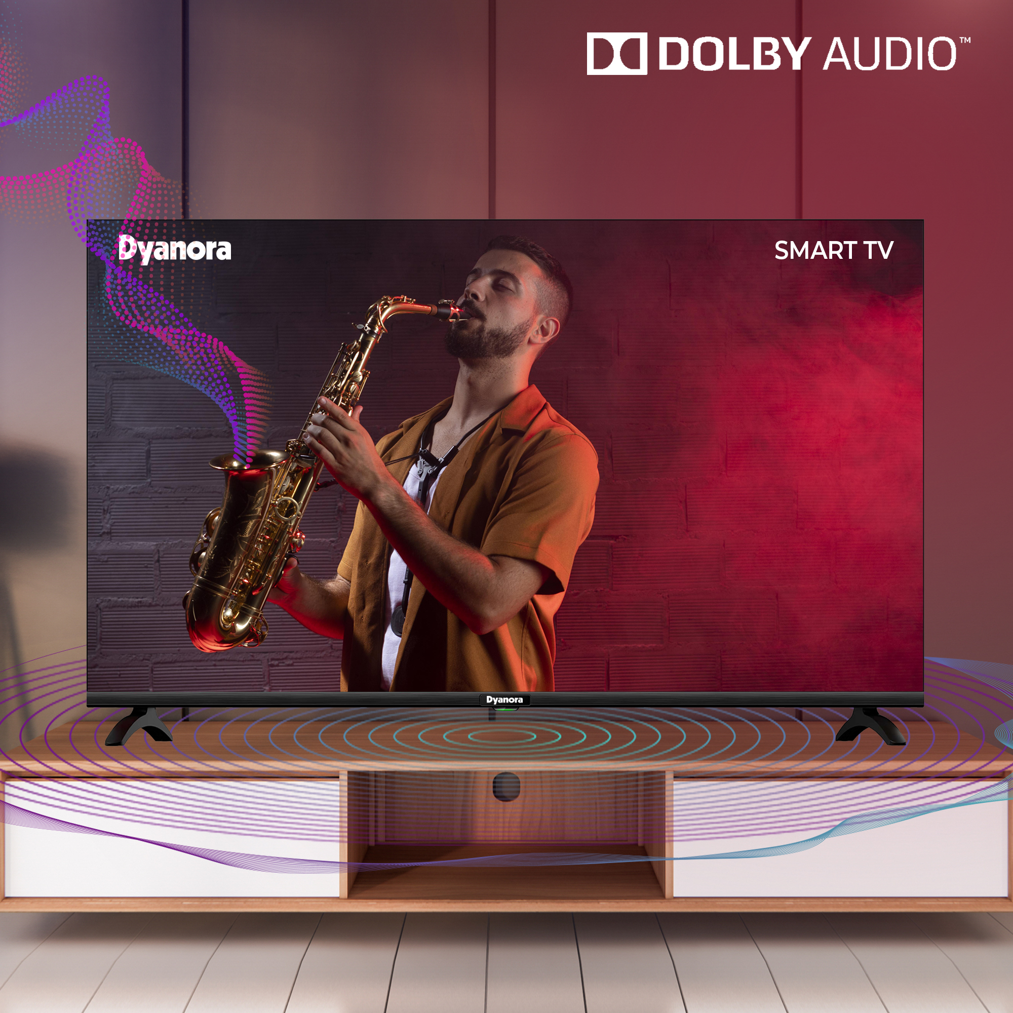 Dyanora 109 Cm (43 Inch) Ultra Hd (4k) Led Smart Webos Tv (Dy-ld43u0s) - Color: Black