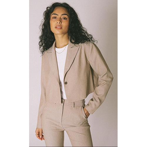 Beige & Different Colours Available Ladies Business Suit