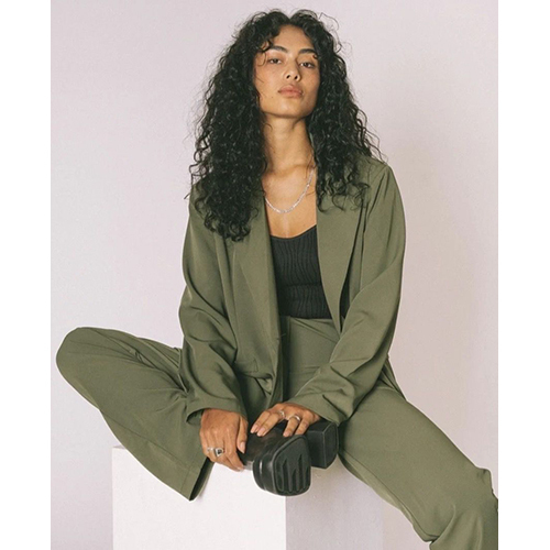 Olive & Different Colours Available Loose Fit Formal Suit
