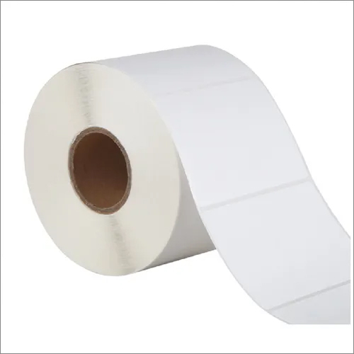 व्हाइट प्लेन पेपर स्टिकर लेबल