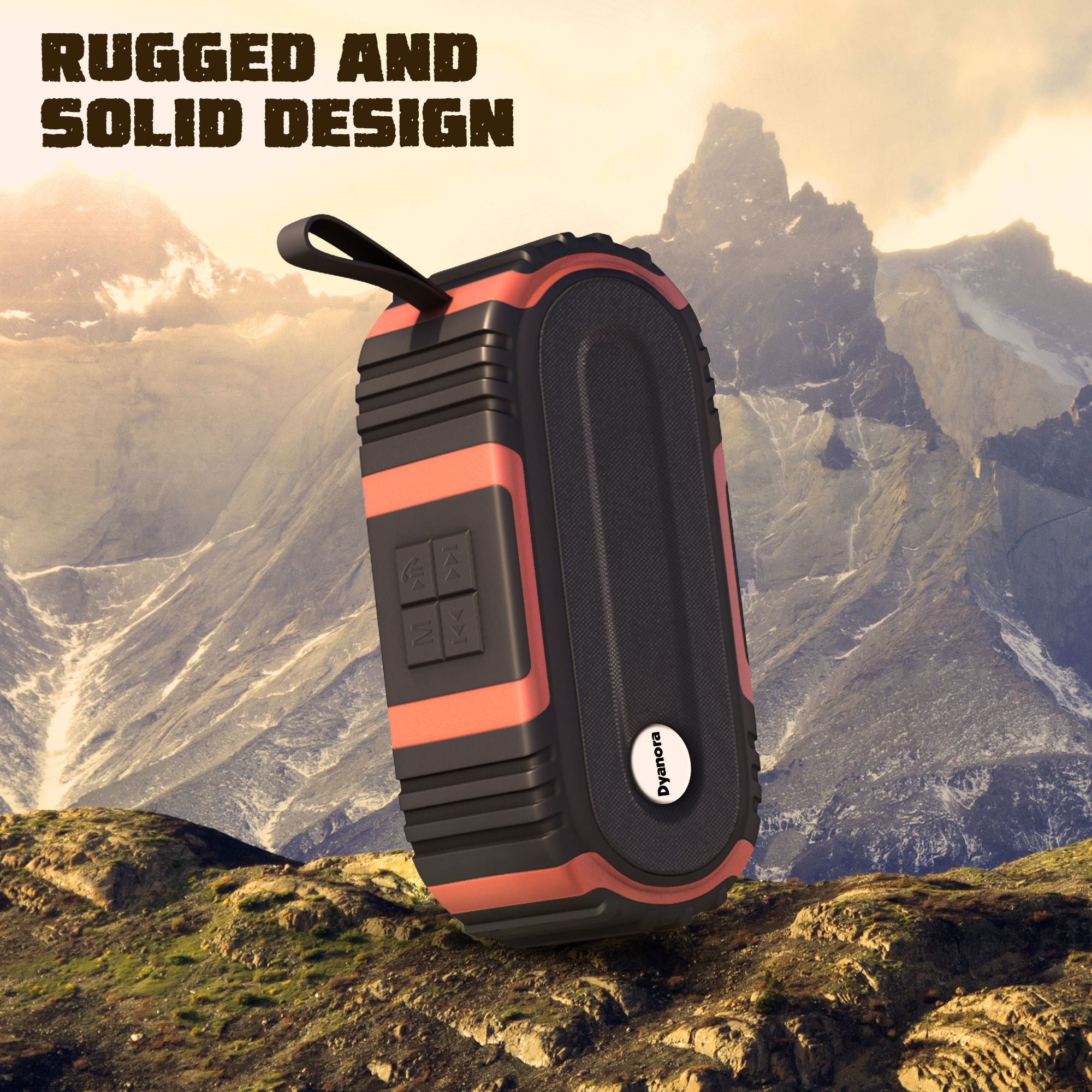 Dyanora Thunder 10 W Bluetooth Speaker (Dy-bt10-01-br) - Color: Black