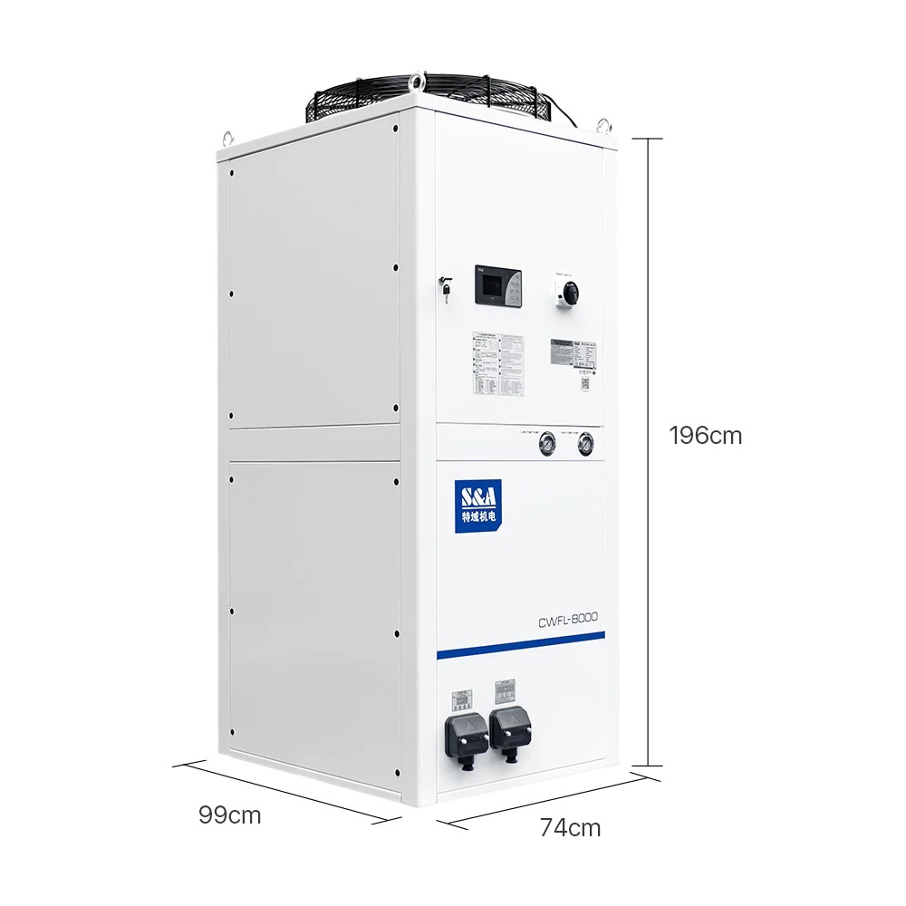 Cwfl-8000 Fiber Industrial Water Chiller - Color: White