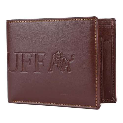 Bold Wildbuff Brown Leather Wallet - Modern Design, Various Sizes Available | Folded Structure, Timeless Elegance