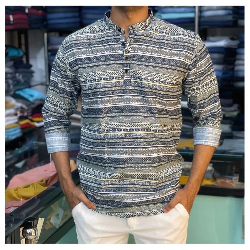 Rayon Men Short Kurta