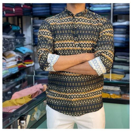 Rayon Men Short Kurta