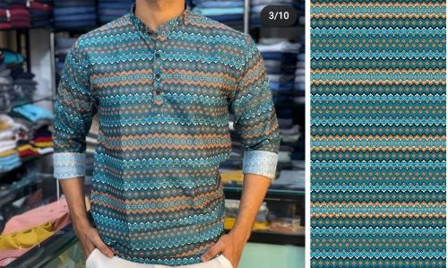 Rayon Men Short Kurta