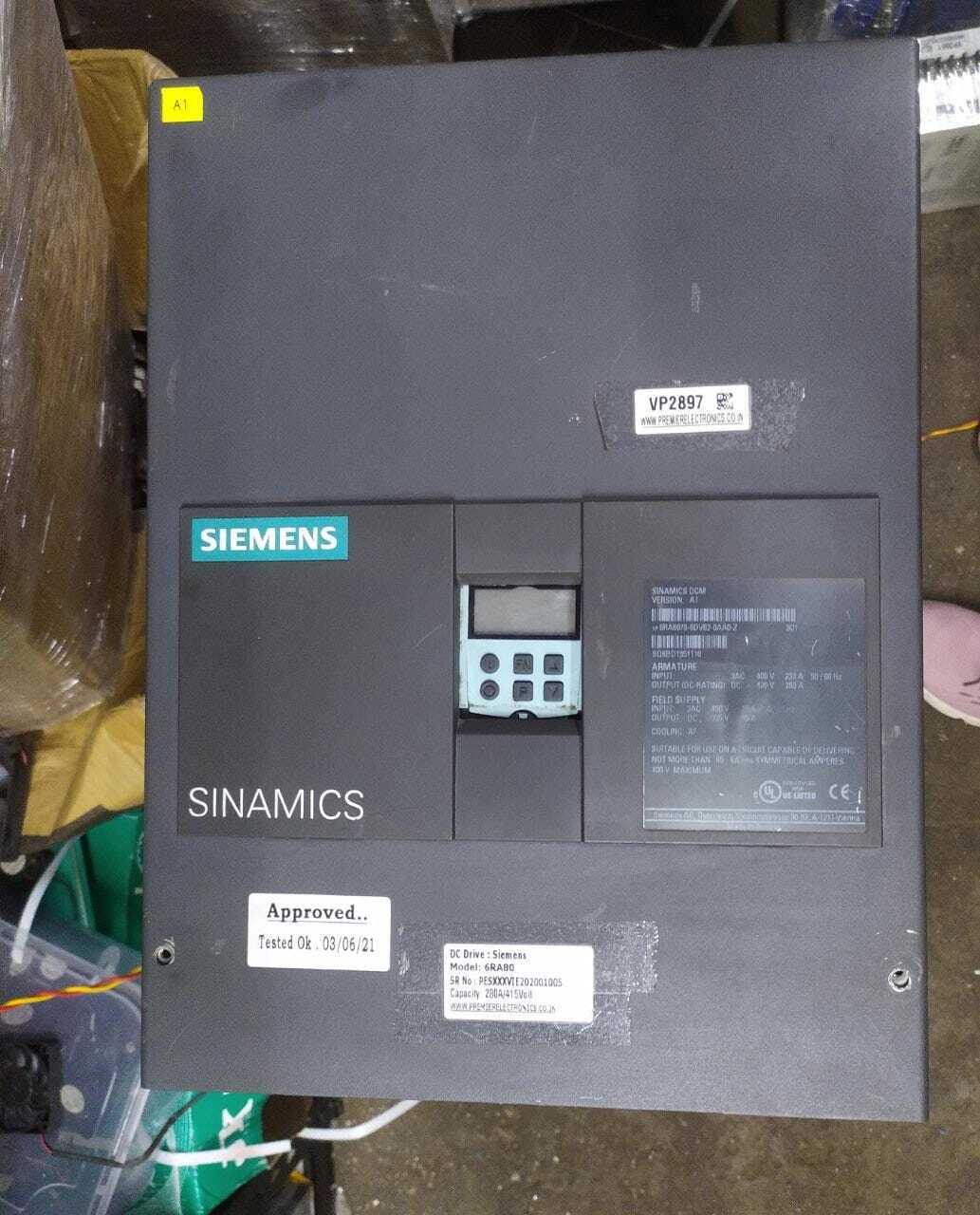 Dc Drive - 440v Rated Voltage, Ip55 Protection Level , Digital Output Type, Industrial Application, Warranty Included, White Color