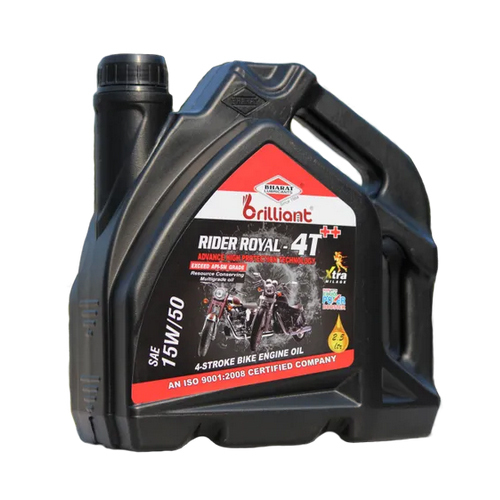 15w50 Engine Oil - Sae 15w50, Api Sm | Black, Advanced Technology 4t Plus Oil For Industrial Use, Ensures Smooth Operation & Extended Engine Life