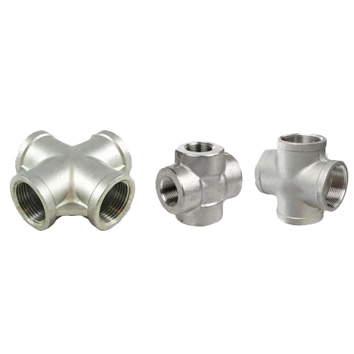 सिल्वर फोर्ज्ड थ्रेडेड क्रॉस