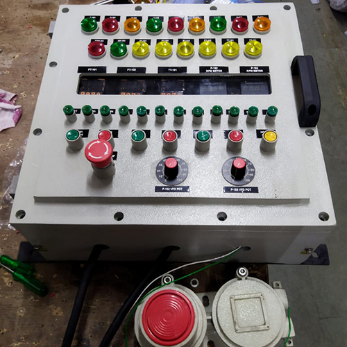 Electric Vfd Control Panel - Metal Construction, Painted Surface Finish | Durable Metal Base