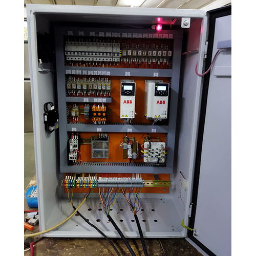 Electric Vfd Control Panel - Metal Construction, Painted Surface Finish | Durable Metal Base
