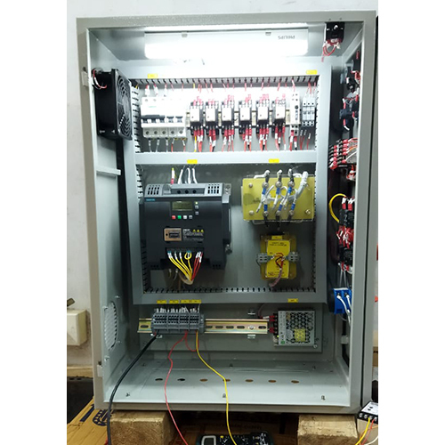 Electric Vfd Control Panel - Metal Construction, Painted Surface Finish | Durable Metal Base