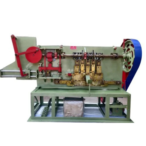 Industrial Bucket Handle Making Machine - 3 Hp, 1600 Kg, 28 Pieces/minute | Semi-automatic Operation, Cnc Technology, Powder Coated Finish