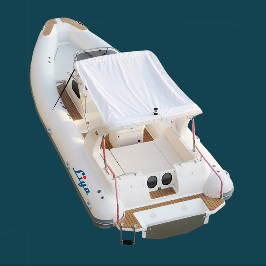 Liya 27feet Rib Inflatable Boat With Max Loading 1700kg Yacht Capacity: 1700 Kg/day