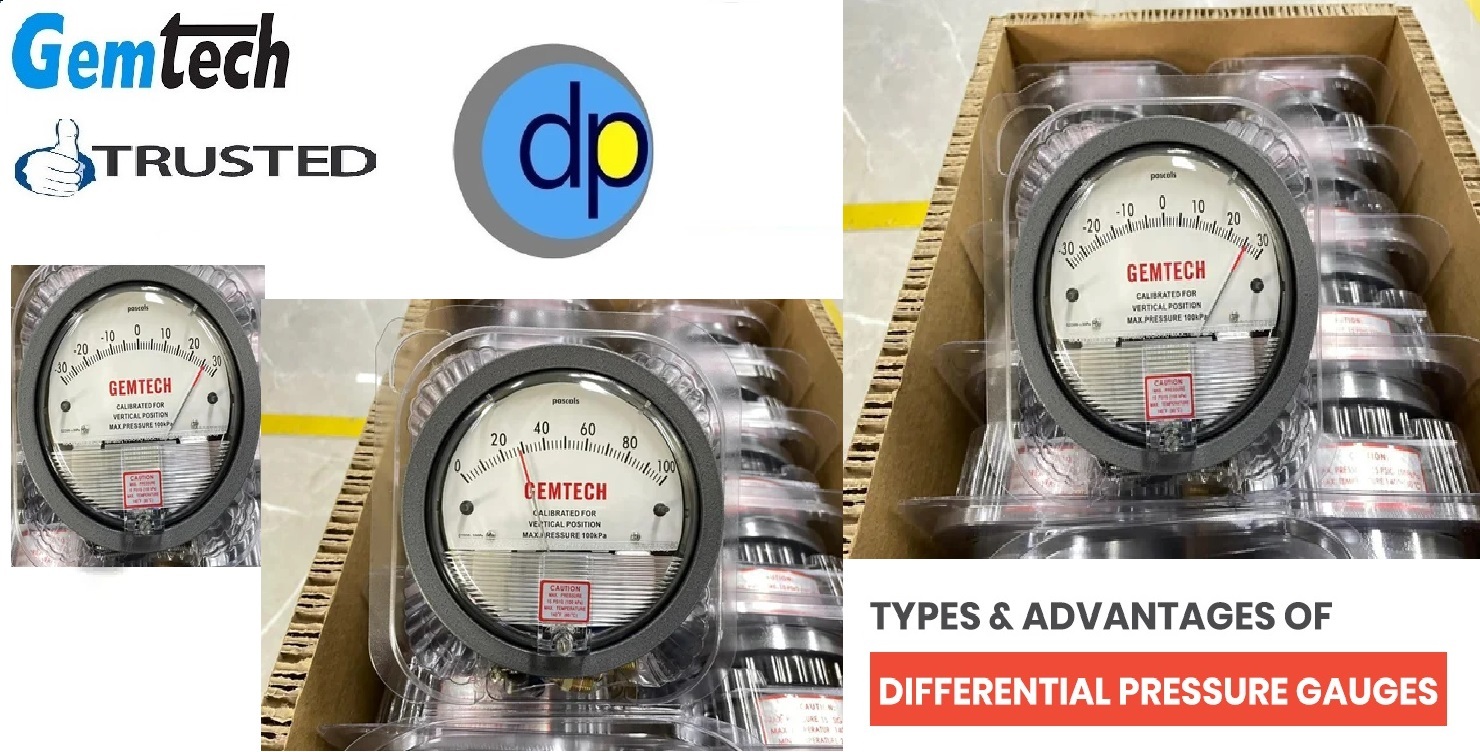 Model G2300-10 Mm Gemtech Differential Pressure Gauges By Range 5-0-5 Mm Wc Accuracy: A 2% Of Full Scale (A 3% On A 0