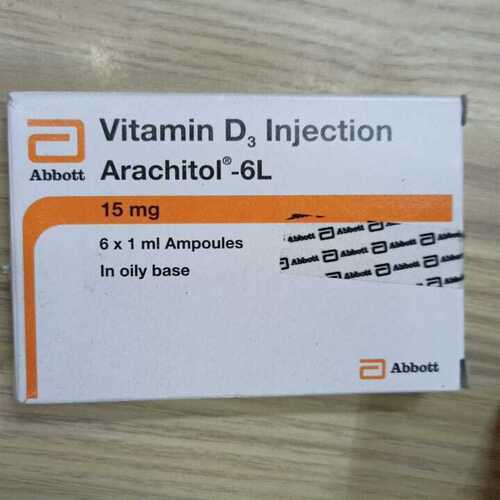 अरचिटोल 6l विटामिन D3 इंजेक्शन सामान्य दवाएं