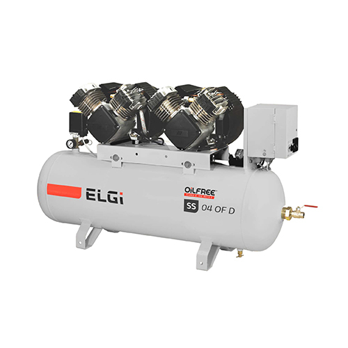 लुब्रिकेटेड एल्गी Ss040Fd ऑयल फ्री एयर कंप्रेशर्स