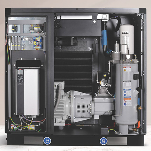 लुब्रिकेटेड एल्गी ईव सीरीज स्क्रू एयर कंप्रेसर